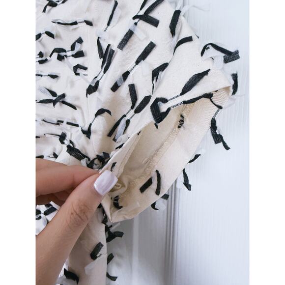 NWT Sail to Sable Shift Dress Black Bows Cream 0 Old Money Vintage Preppy Career - Picture 8 of 10